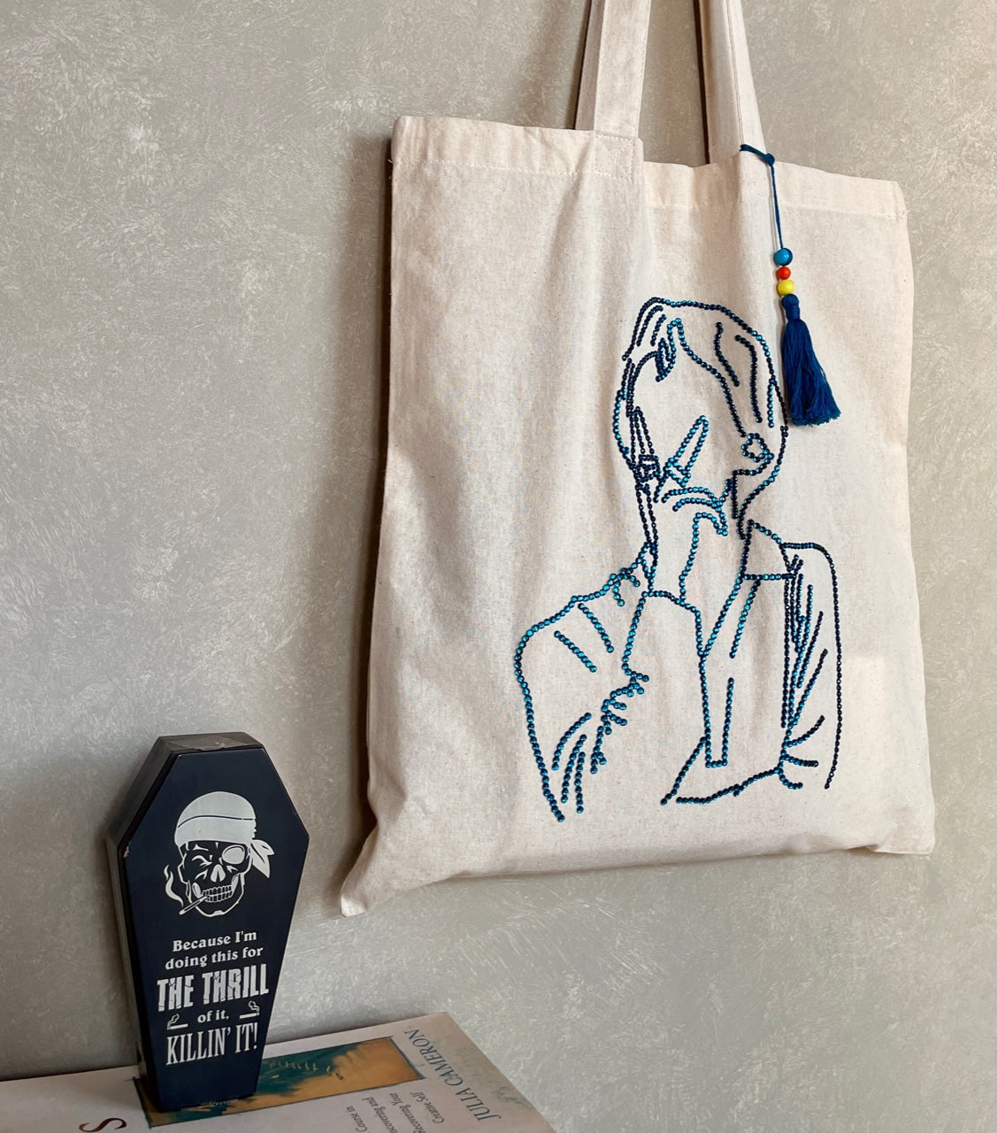 V EMBELLISHMENT DIY TOTE KIT