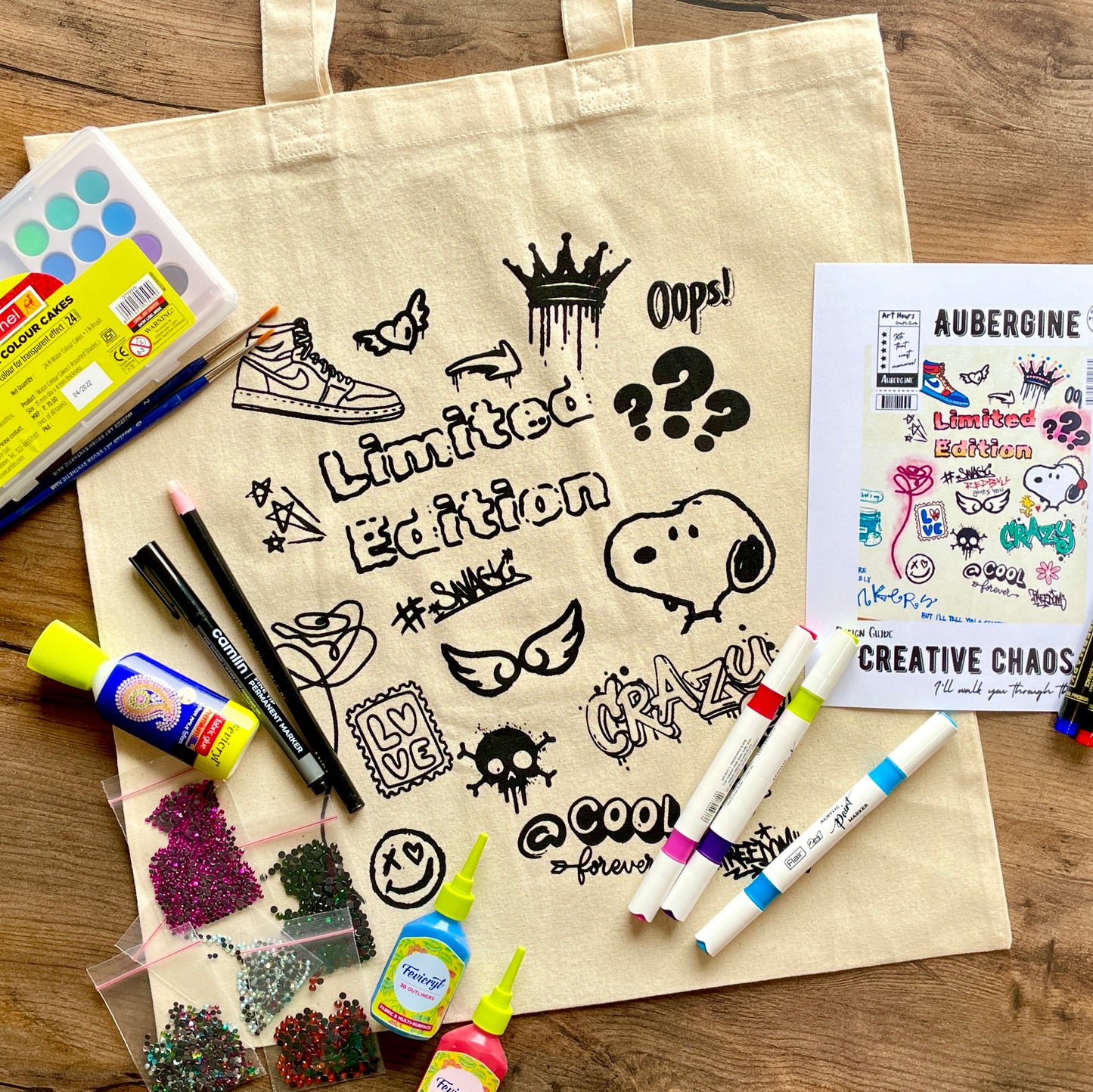 CREATIVE CHAOS LIMITED EDITION DIY TOTE KIT
