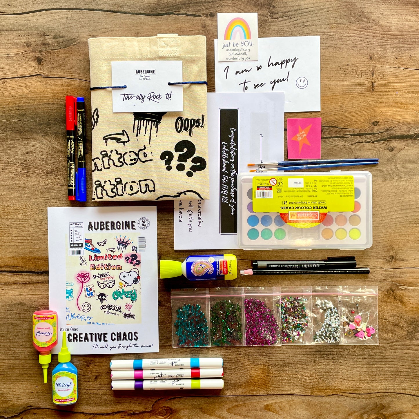 CREATIVE CHAOS LIMITED EDITION DIY TOTE KIT