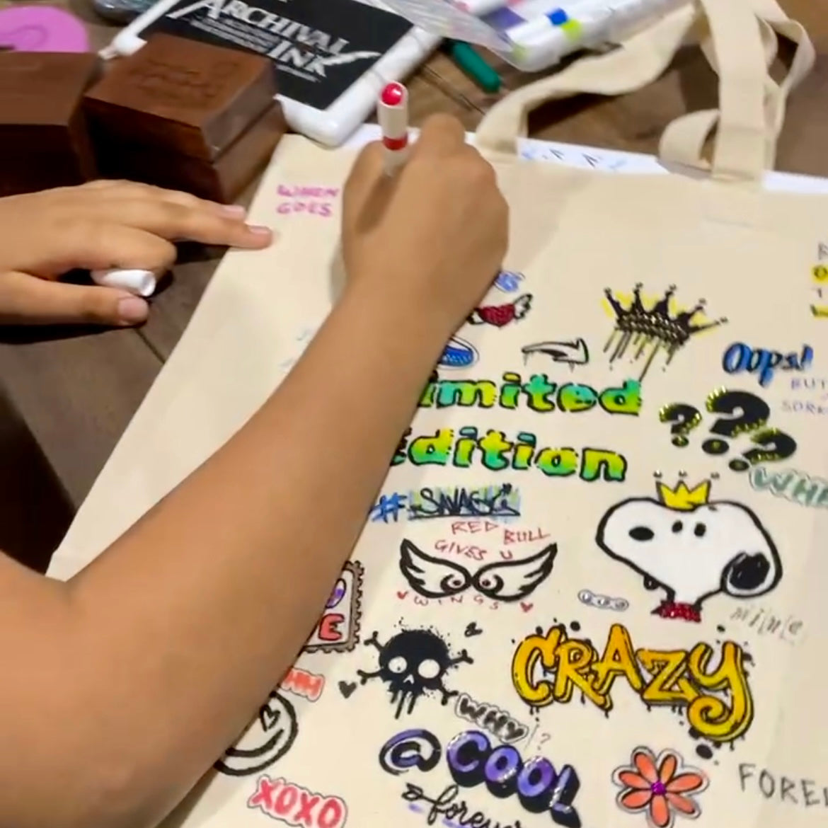 CREATIVE CHAOS LIMITED EDITION DIY TOTE KIT