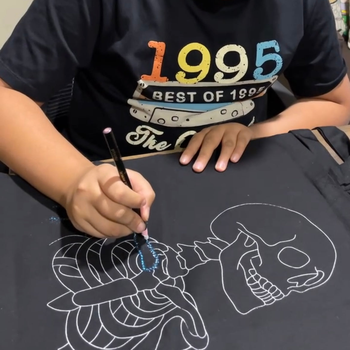 KALEIDOSCOPIC SKULL DIY TOTE KIT