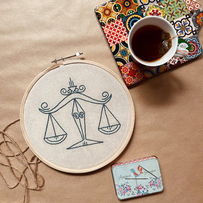 LIBRA DUO HOOP EMBROIDERY DIY KIT