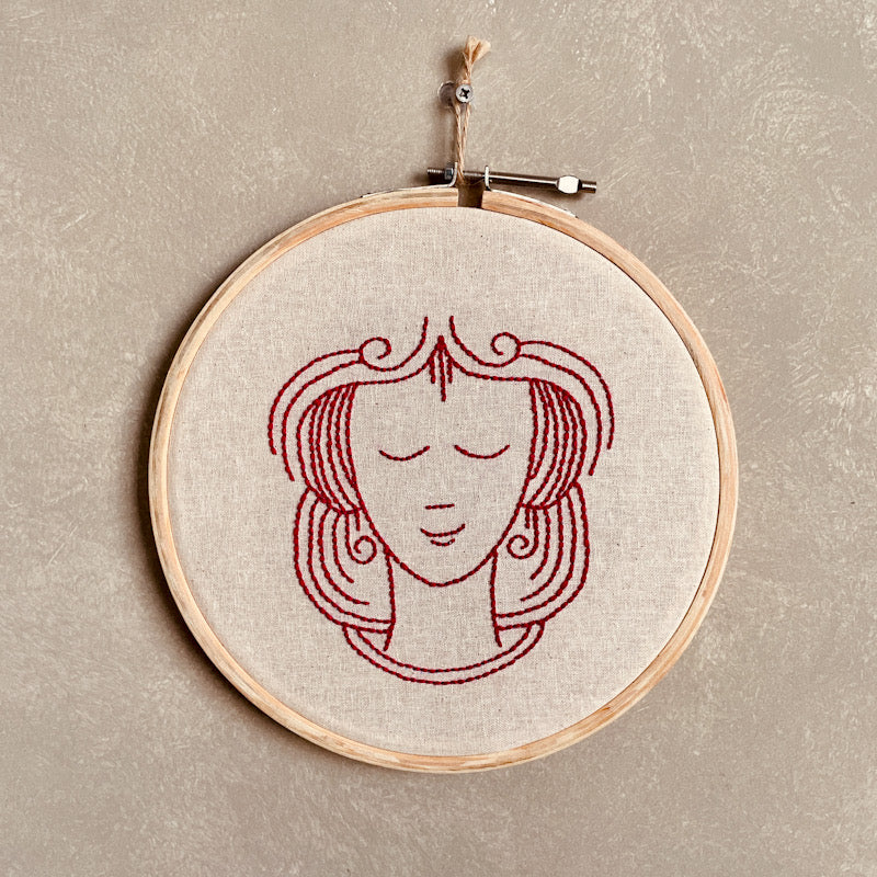 VIRGO DUO HOOP EMBROIDERY DIY KIT