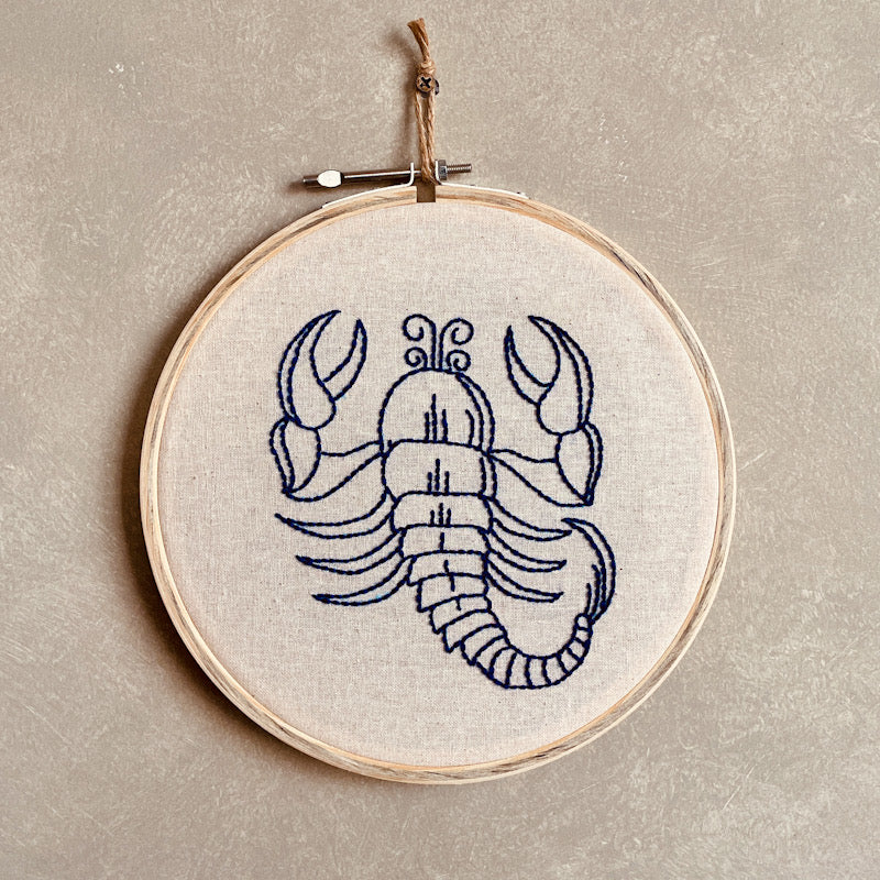 SCORPIO DUO HOOP EMBROIDERY DIY KIT
