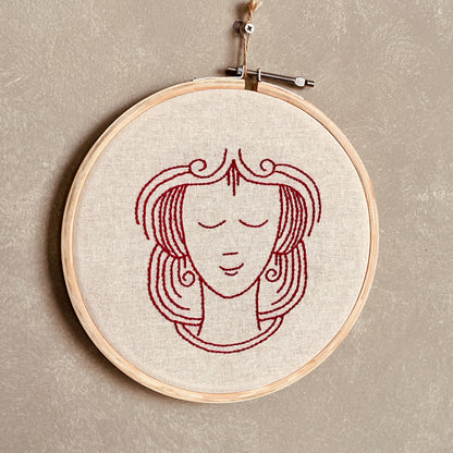 VIRGO DUO HOOP EMBROIDERY DIY KIT