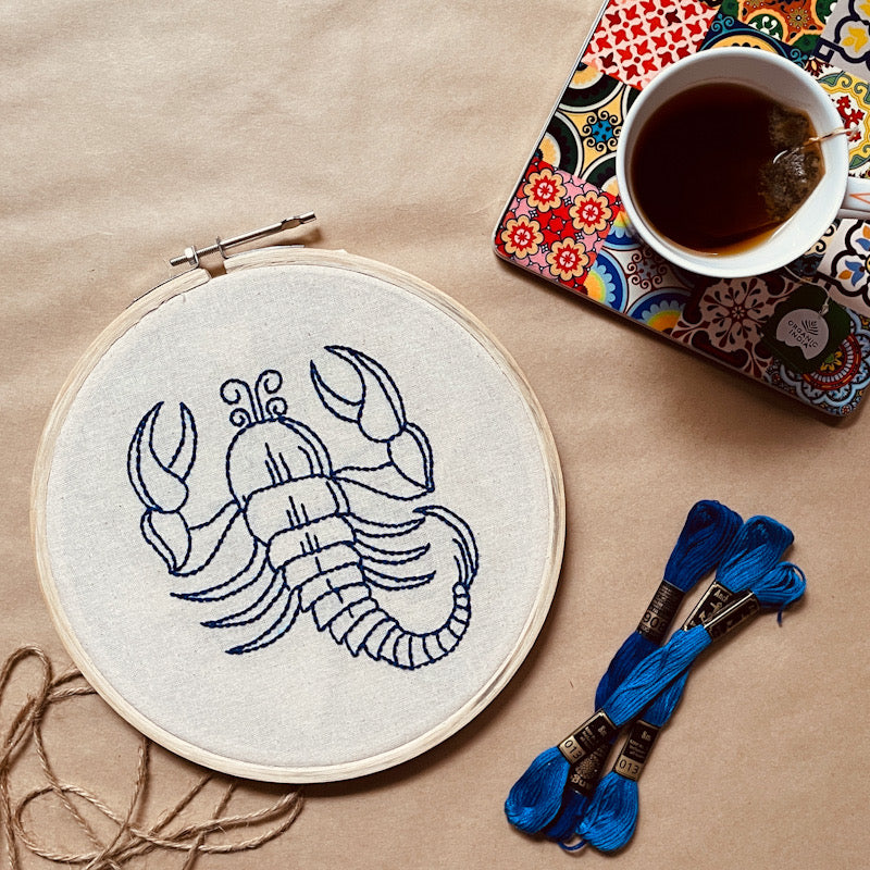 SCORPIO DUO HOOP EMBROIDERY DIY KIT