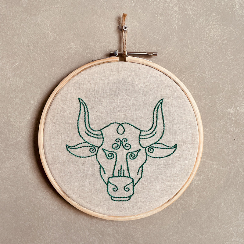 TAURAS DUO HOOP EMBROIDERY DIY KIT