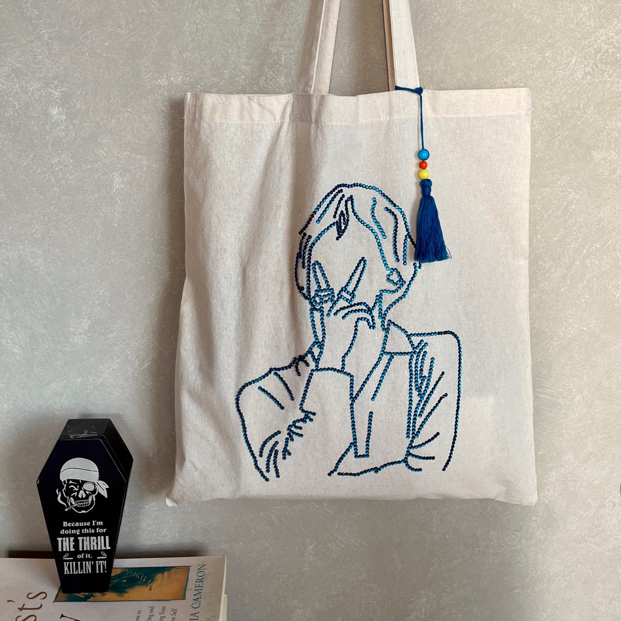 V EMBELLISHMENT DIY TOTE KIT