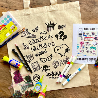 CREATIVE CHAOS LIMITED EDITION DIY TOTE KIT