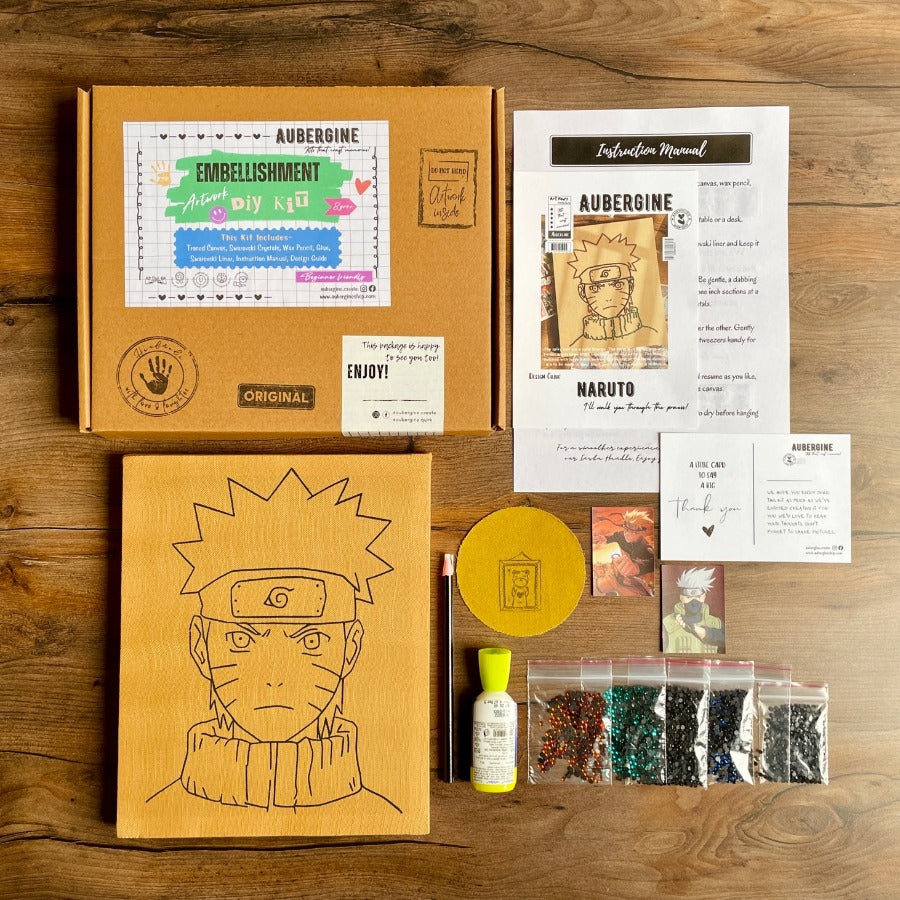NARUTO EMBELLISHMENT DIY ARTWORK CRAFT KIT