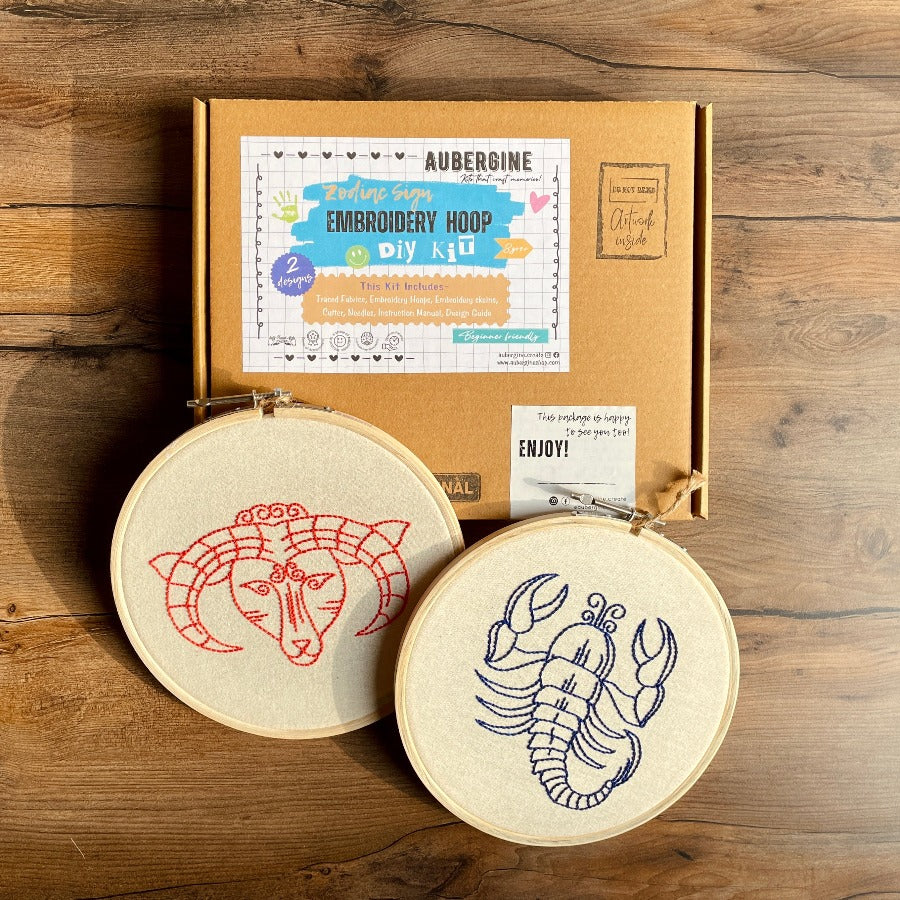 SCORPIO DUO HOOP EMBROIDERY DIY KIT