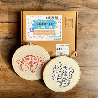SCORPIO DUO HOOP EMBROIDERY DIY KIT