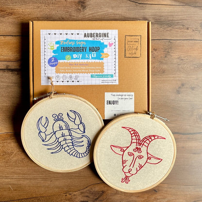 SCORPIO DUO HOOP EMBROIDERY DIY KIT