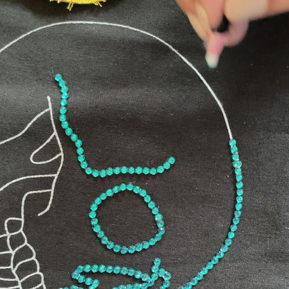 KALEIDOSCOPIC SKULL DIY TOTE KIT