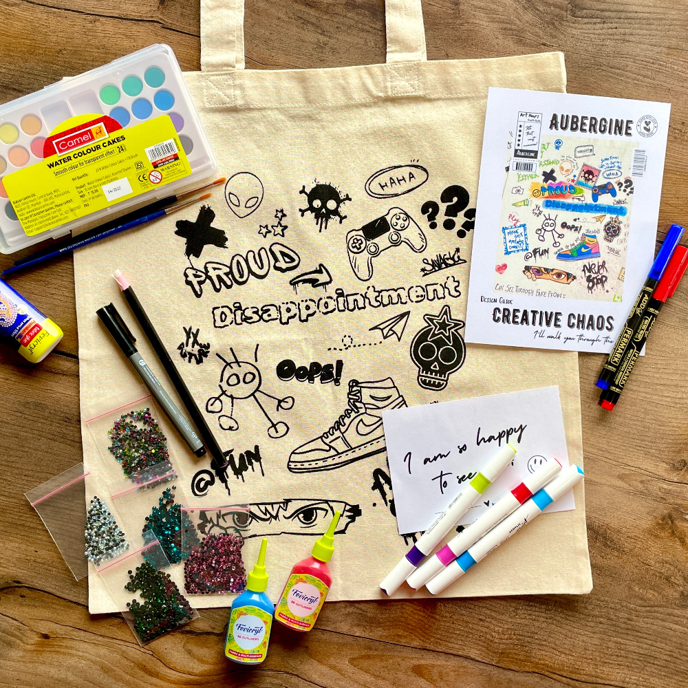 CREATIVE CHAOS PROUD DISAPPOINTMENT DIY TOTE KIT