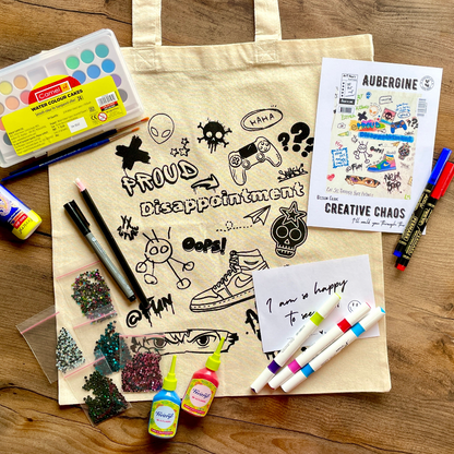 CREATIVE CHAOS PROUD DISAPPOINTMENT DIY TOTE KIT
